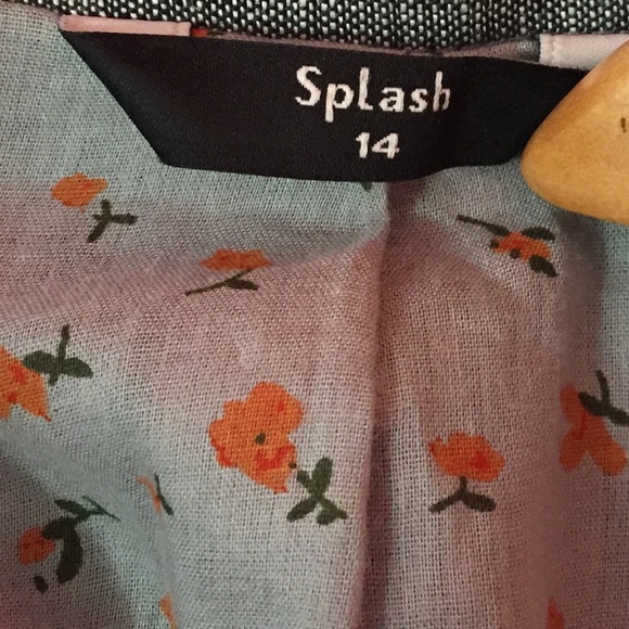 NWOT Blue Linen Blazer Jacket by Splash. - Picture 7 of 8